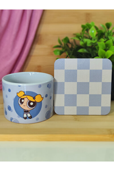 kuttuushop Powerpuff Girls Bubbles Kupa Küçük Bardak Kahve Çay Fincanı ve Bar...