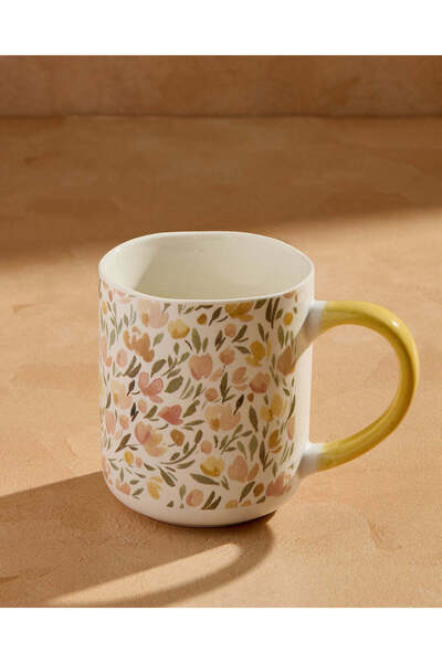 REDTAG Yellow Floral Mug
