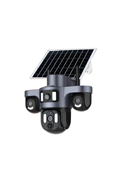 Blic BLM-83 9MP IP Solar 4G Kamera 3 Kameralı Geniş Açı