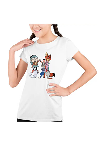 OEM Tricou Copii Fete Hilda Zootopia Judy Twig