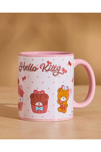 REDTAG Pink Hello Kitty Printed Mug (11Oz)