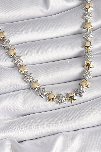 shopwave النحاس مزيج اللون الزركون حجر ستار نموذج VIP سلسلة حصرية قلادة المرأة