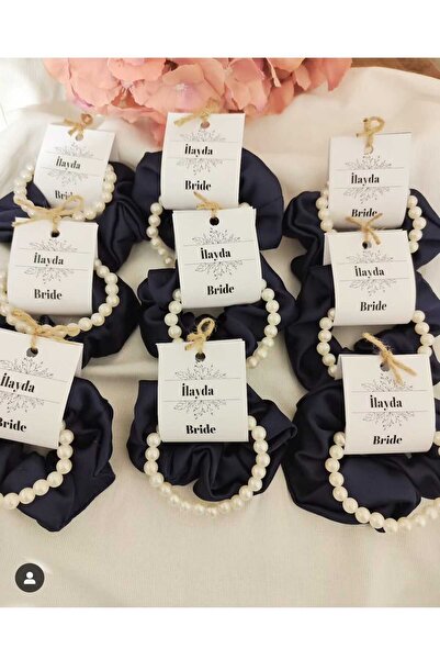 MyGift amintire de nuntă cu henna, 10 bucăți, cataramă și brățară din satin