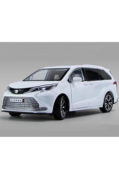 Asya Oyuncak Boxed Collection 1 / 24 Scale Toyota Sienna Mpv White Metal Car