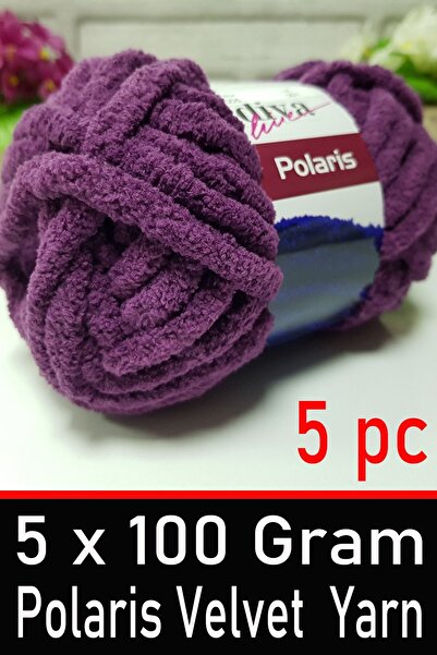 Diva İplik Divapolaris (5*100 г) Товста оксамитова нитка - 05 Мурдем