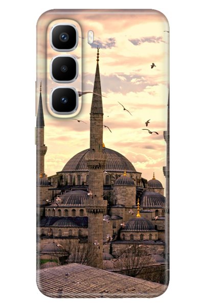 TECNO Infinix Hot 60 Pro+ Plus Case Decorative Silicone Printed Cover Glass