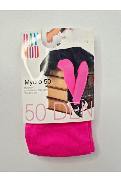 Tudekids TUDE KİDS Kız Çocuk Micro 50 Den İnce Düz Külotlu Çorap