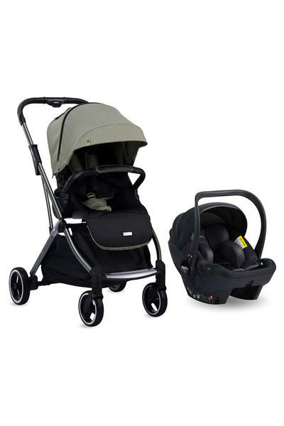 Kraft Kenya i-size Travel Sistem Bebek Arabası - Siyah Yeşil