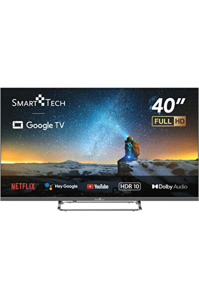 Smarttech Smart Tech Google TV 40FG01V, 101 cm, Televizor inteligent, Full HD...