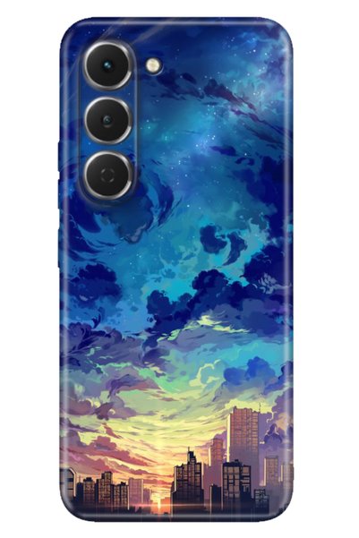 TECNO Spark 40 Pro Km6 Case Colorful Silicone Printed Tpu Cloud City