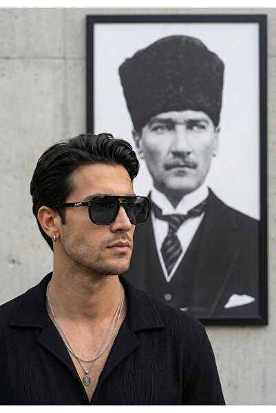 JULIANO Design Ataturk Signed Black Uv-400 Protection Sunglasses