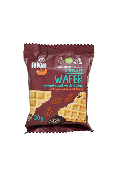 Super Fudgio Napolitana cu cacao si alune de padure indulcite cu curmale, bio...