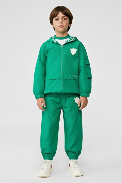 NBT JEANS Bg Store Boys' Green Windbreaker