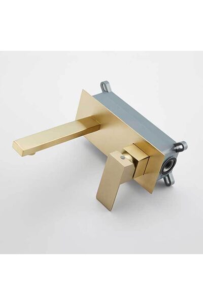 Generic صنبور حوض الحمام، خلاط نحاسي مخفي مثبت على الحائط