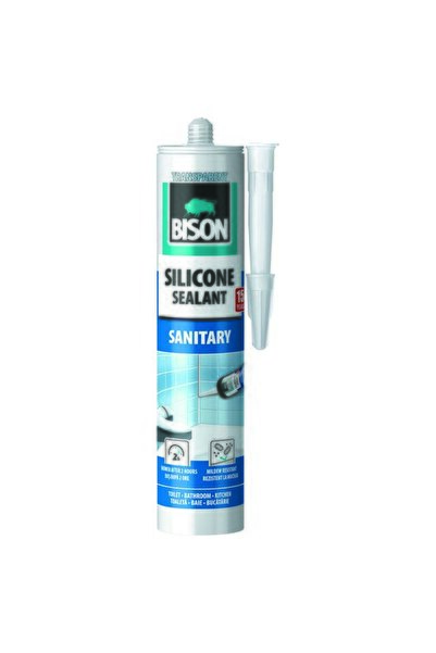 Bison Silicon Sanitar Transparent, 280 ml