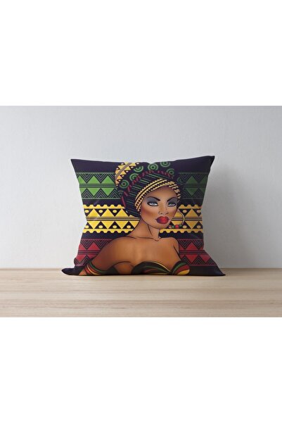 Lenjerii Deosebite Decorative pillow front 43x43cm, Afro 03