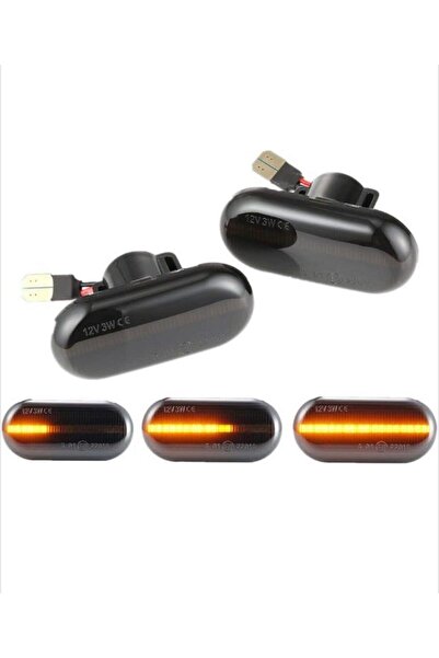 OEM Renault Dynamic Sequential LED Side Marker Set, 18 SMD 2835 LEDs, Plug & ...