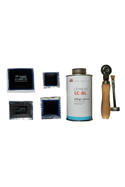 Tremat Set de petice pentru repararea anvelopelor și camerelor de aer