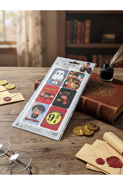 GiFi مجموعة ملصقات هاري بوتر المرخصة مكونة من قطعتين