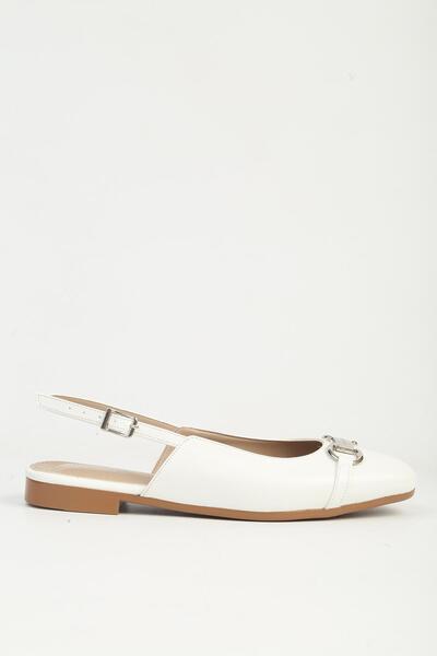 Pierre Cardin Women's White Ballerinas Pc-55780