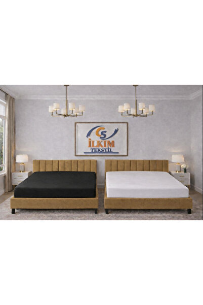 cs ilkim 2-Piece Comford Combed Cotton Fitted Sheet (180X200)