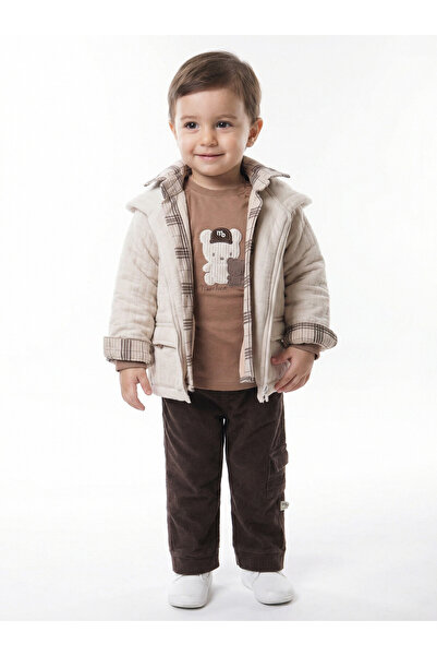 mumbino Boy's 3-Piece Top and Bottom Set 6-24 Months 31055