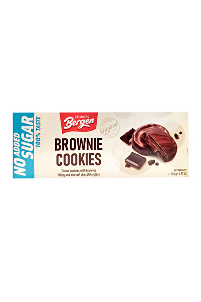 BERGEN COOKİES Bergen sugar-free biscuits are healthy and perfect with brownies