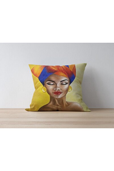 Lenjerii Deosebite Decorative pillow front 43x43cm, Afro 04