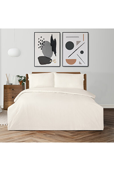 Altınbaşak طقم غطاء لحاف فريزيا كينج سايز رانفورس إكرو (3 قطع) 220x240/50x70 ...