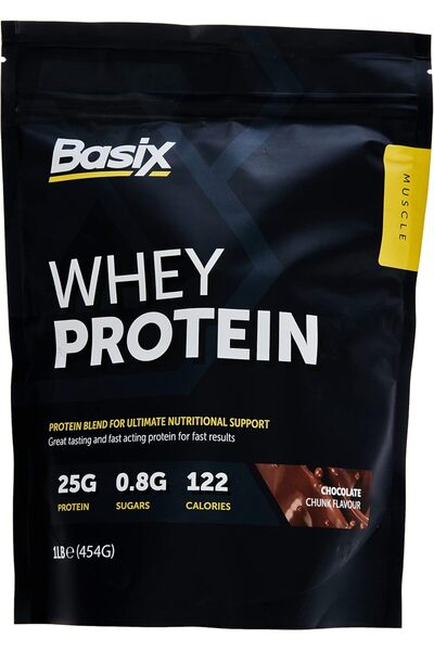 Basix - Muscle Whey Protein - Chocolate Chunk - 1 Lb