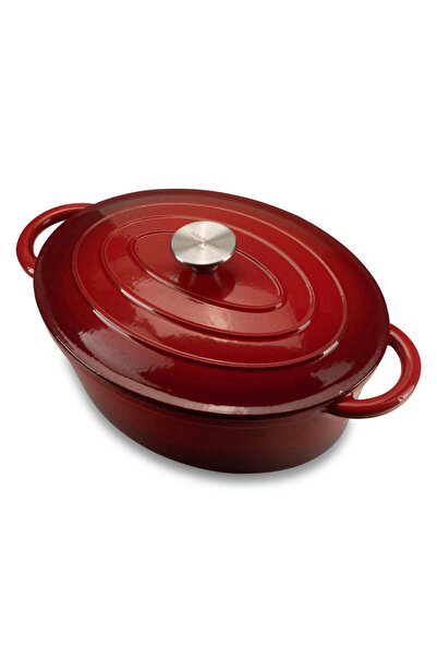 dealshopromania Enameled cast iron pot, Hausberg, HB-H750, capacity 4.5 L, di...