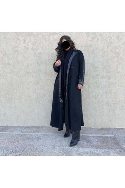 ipeek abaya جلد الغزال الأسود