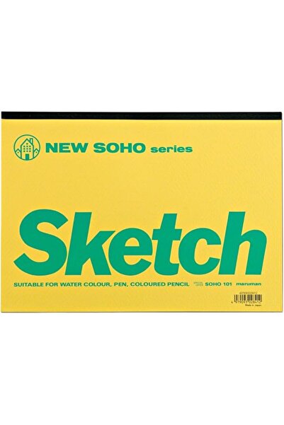 Amazon basics Basics Hardcover Art Sketchbook, Large Size, 21 x 13 cm, 36 she...