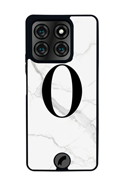 Reeder S71 Uyumlu Ö Harfli Tasarımlı Glossy Mat Siyah Silikon Telefon Kılıfı