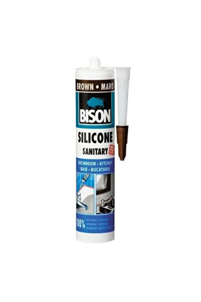 Bison Silicon Sanitar Brown, 280 ml