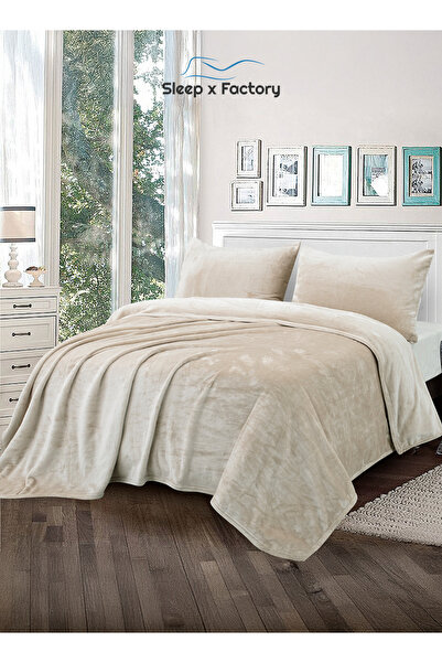 Sleep x Factory Luxury Safari Blanket Set – 4 Pieces | Velvet Blanket 200×240...