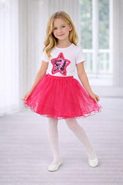 NACAR STORE Girl's Star Patterned Design Set April 23Rd-Birthday and Special ...