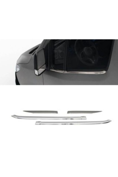 MYTUNİNG Mercedes Sprinter W907 Krom Cam Çıtası 4 Parça 2018 Ve Üzeri P.Çelik