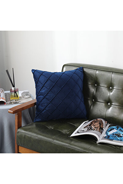 Lenjerii Deosebite Velvet decorative pillowcase, Blue 0010