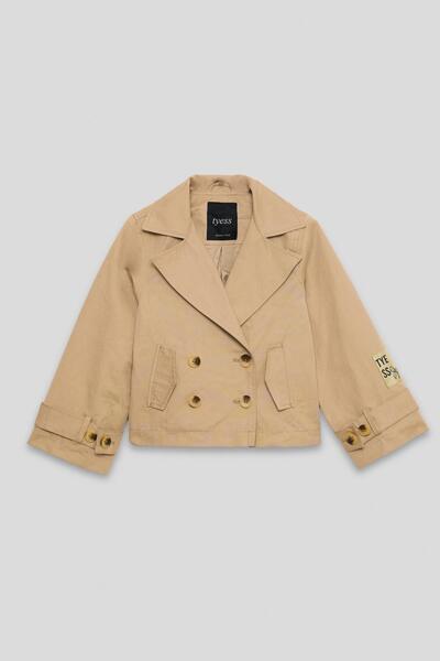 Tyess BG Store Дівчачий бежевий тренч