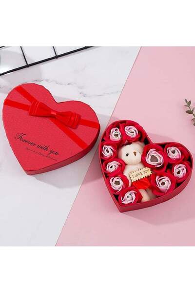 Generic Valentine's Day Gift for Her, Romantic Red And Pink Roses Flower Gift...