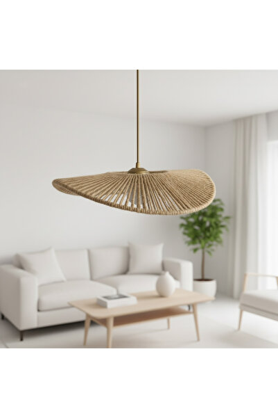 kepalight Hasır Sarkıt Avize / Bohem avize / Salon Modern Avize / Hasır Ratta...