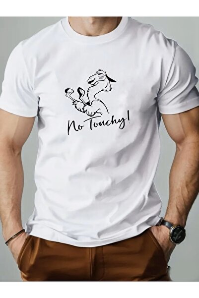 4desire.ro Men's T-shirt HANDS OFF Ink, Classic Regular Fit, 100% Cotton, Veg...