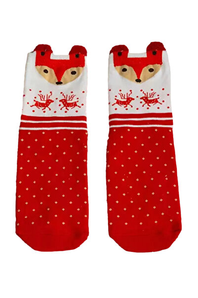 EFAYN.RO Unisex socks, warm, soft and fine, M2, size 36-42 EU, white and red ...