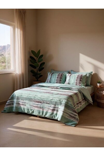 Özdilek Ranforce Seam Double Duvet Cover Set – 100% Cotton, Soft and Breathable