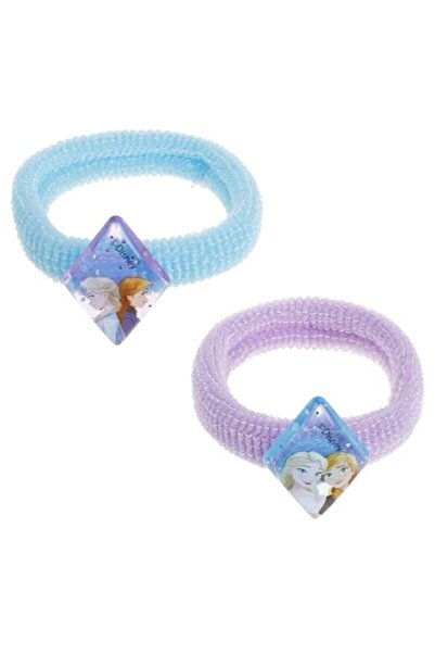 SHOPIENS Set de 2 agrafe de păr pentru copii, albastre, cu fundă roz străluci...