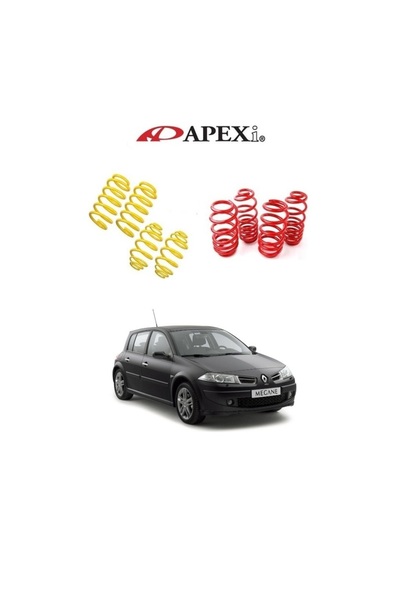 X POWER TUNİNG renault megane 2 (2003-2009) uyumlu apexi 3.5 cm spor yay