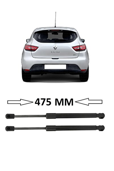 cme parts Renault Clio 4 IV HB 2012-2019 Uyumlu Sağ + Sol Takım Bagaj Amortis...