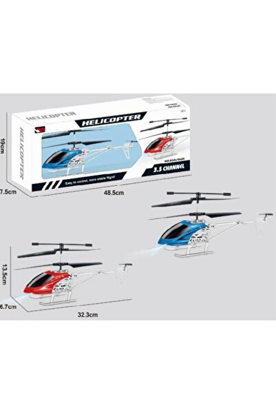 Online Uzaktan Kumandalı 2.4G Kanallı Şarjlı Işıklı Metal Gyro Helikopter 30 Cm