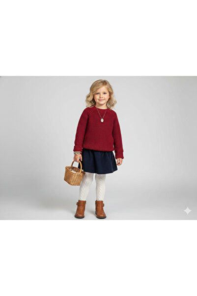 CLOUDY WEAR&DESİGN Детски пуловер с V-образно деколте за момичета, Солун (въз...